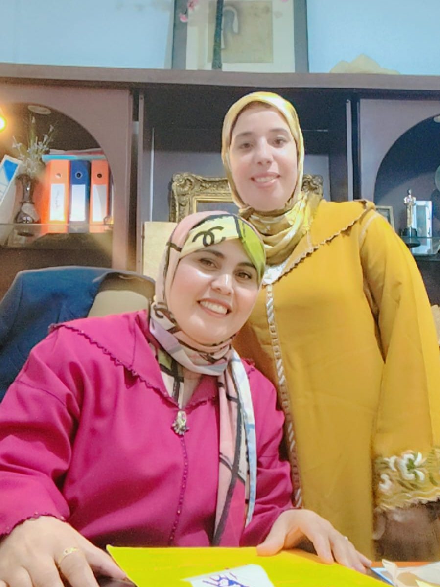 وفاء وشيماء، فريق العمل بمكتب الأستاذ عثماني